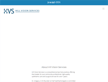 Tablet Screenshot of hillvisionservices.com
